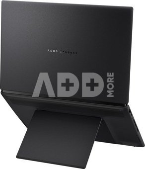 Asus | Zenbook Duo UX8407AA-SN066W | Moher Gray | 14 " | OLED | Touchscreen | 2.8K | 2880 x 1800 pixels | 144 Hz | Anti-Reflective | Intel Core Ultra X9 | 378H | 32 GB | LPDDR5X | Solid-state drive capacity 2000 GB | Intel Arc Graphics | Windows 11 Pro | 802.11be | Bluetooth version 5.4 | Keyboard language US international | Keyboard backlit | Warranty 24 month(s) | Battery warranty 12 month(s)