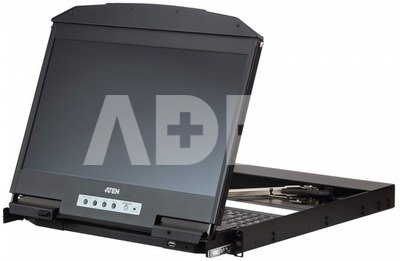 ATEN 1U Ultra Short Depth D. Rail FHD LCD Console
