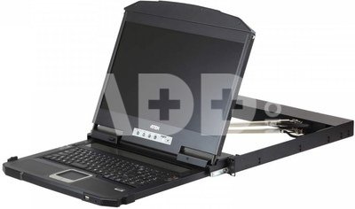 ATEN 1U Ultra Short Depth D. Rail FHD LCD Console