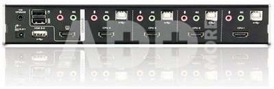 ATEN 4-Port USB HDMI/Audio KVMP Switch CS1794-AT-G