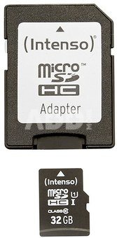 Intenso microSDHC Card 32GB Premium Class 10 UHS-I