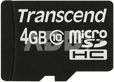 Transcend MicroSD SDHC 4GB Class 10