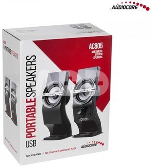 Audiocore Computer speakers 6W AC805 USB Black