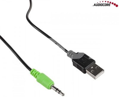 Audiocore Computer speakers 6W AC805 USB Black