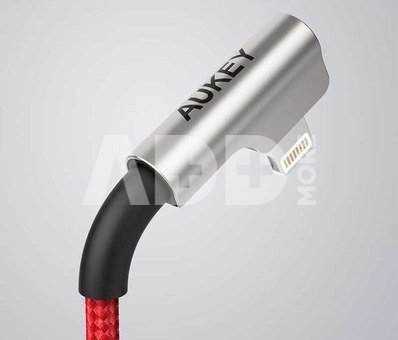 AUKEY AUKEY CB-AL01 Red OEM U SB - Lightning Nylon Ca