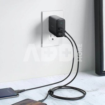 AUKEY Wall Charger 2xUSB Power Delivery (1xUSB A+1xUSB C) 5.4A 30W Dynamic Detect PA-D1