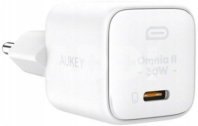 AUKEY Wall Charger PA-B1L White Omnia II Mini1xUSB-C PowerDelivery 30W 5A
