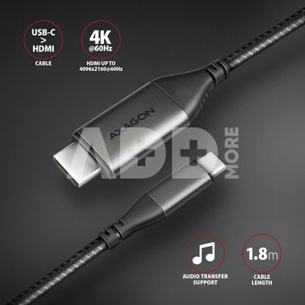 AXAGON | Active converter | USB-C to HDMI | 1.8 m