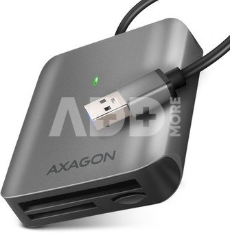 AXAGON Aluminum high-speed USB-A 3.2 Gen 1 memory card reader, 3 slots | CRE-S3