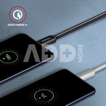AXAGON BUCM3-CM30AB SPEED cable USB-C <-> USB-C, 3m, USB 3.2 Gen 1, PD 60W 3A, ALU, braid