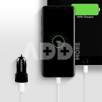 AXAGON Dual car charger, 24W | PWC-5V5