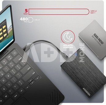 AXAGON EE25-XA6C USB-C 3.2 Gen 1 - SATA 6G 2.5" External ALINE Box