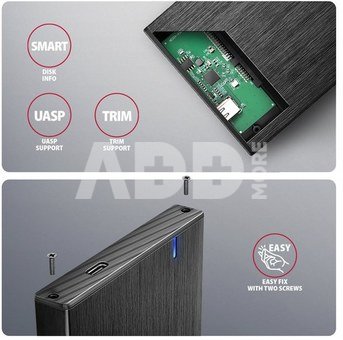 AXAGON EE25-XA6C USB-C 3.2 Gen 1 - SATA 6G 2.5" External ALINE Box