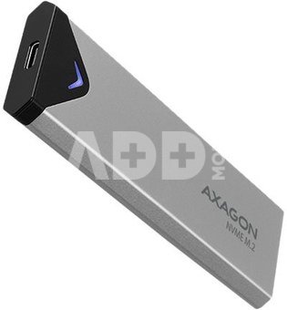 AXAGON External SuperSpeed+ USB-C metal box for M.2 NVMe SSD disks having sizes of up 42 to 80 mm