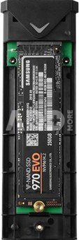 AXAGON External SuperSpeed+ USB-C metal box for M.2 NVMe SSD disks having sizes of up 42 to 80 mm