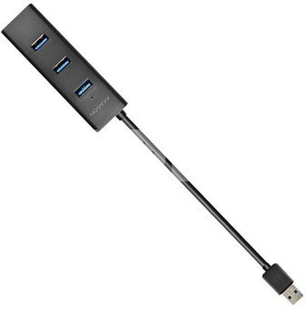 AXAGON Four-port USB 3.0 hub with fast charging and power support | HUE-S2B