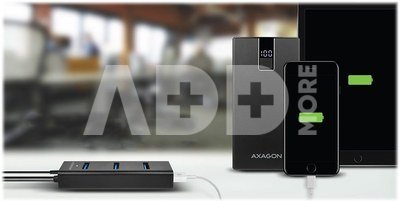 AXAGON Four-port USB 3.0 hub with fast charging and power support | HUE-S2B