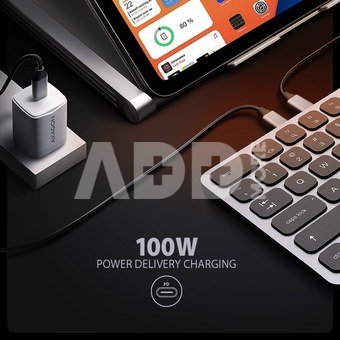 AXAGON HMC-KB-US USB hub 8in1 5Gbps keyboard HDMI PD