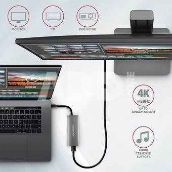 AXAGON Hub HMC-5G2 2x USB-A + 2x USB-C + HDMI, USB-C 3.2 Gen 2 10Gbps, PD 60W, 13cm USB-C cable