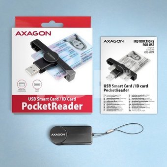 Axagon ID card reader CRE-SMPA
