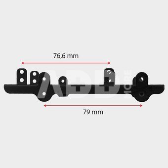 AXAGON Metal frame for mounting four 2.5" disks or two 2.5" disks and one 3.5" disk in a 5.25" position | RHD-435