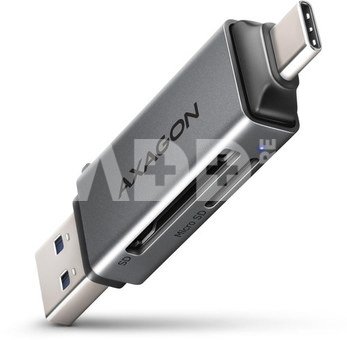 AXAGON Mobile USB 3.2 Gen 1 MINI card reader with USB-C and USB-A connectors | CRE-DAC