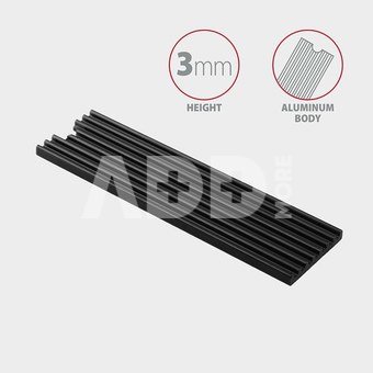 AXAGON Passive aluminum heatsink for all M.2 SSDs, size 2280, high 3 mm | CLR-M2L3