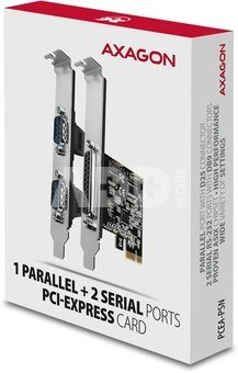 AXAGON PCI-Express card with one parallel and two serial ports 250 kbps | PCEA-PSN