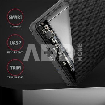 AXAGON Screwless USB 3.2 Gen 1 - SATA 6G external box for 2.5" SSD/HDD
