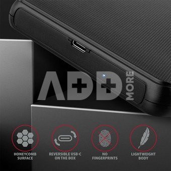 AXAGON Screwless USB 3.2 Gen 1 - SATA 6G external box for 2.5" SSD/HDD