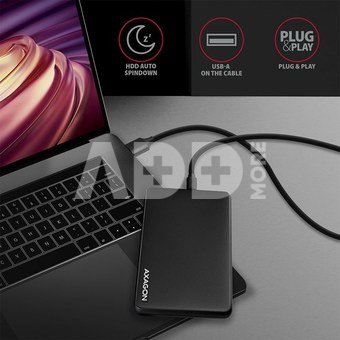 AXAGON Screwless USB 3.2 Gen 1 - SATA 6G external box for 2.5" SSD/HDD