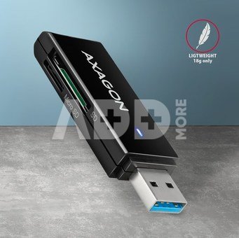 AXAGON Slim super-speed USB 3.2 Gen 1 card reader with a direct USB-A connector | CRE-S2N