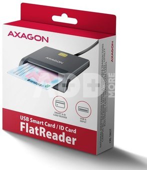 AXAGON Smart card reader CRE-SM3T USB 1.3m cable