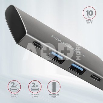 AXAGON SuperSpeed USB-C 10 Gbps SPEEDSTER 4 Hub | HMC-4G2