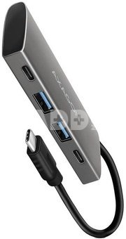 AXAGON SuperSpeed USB-C 10 Gbps SPEEDSTER 4 Hub | HMC-4G2