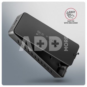 AXAGON USB-C 20Gbps - M.2 NVMe SSD ARMORED Box | EEM2-20G