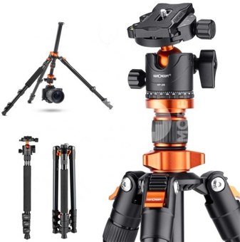 Ball Head Quick Release Plate DSLR Tripod