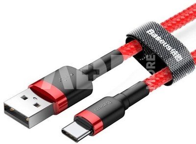 Baseus Cafule Cable USB for Type C 3A 0.5M Red+Red