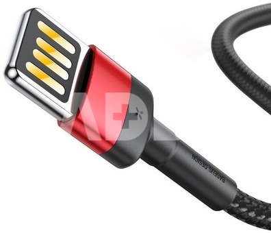 Baseus Cafule Double-sided USB Lightning Cable 2,4A 1m (Black+Red)