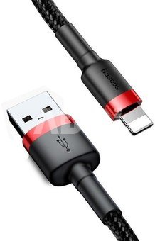 Baseus Cafule USB Lightning Cable 2,4A 0,5m (Red+Black)