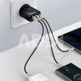 BASEUS Compact Quick Charger 2U+C 30w EU Black