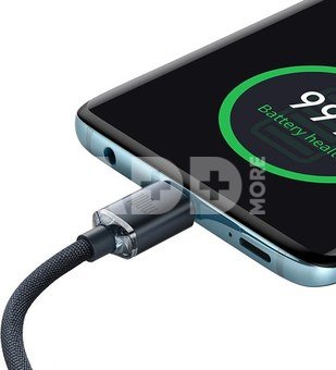 Baseus Crystal Shine cable USB-C to USB-C, 100W, 1.2m (black)