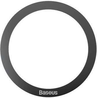 Baseus Halo Magnetick&yacute; kroužek pro telefony, , MagSafe (čern&yacute;)
