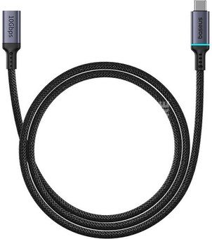 Baseus High Definition extension cable USB-C Male to Female 10Gbps, 1m (black)