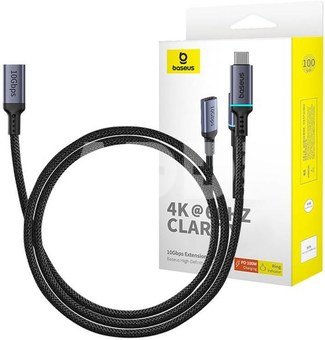 Baseus High Definition extension cable USB-C Male to Female 10Gbps, 1m (black)