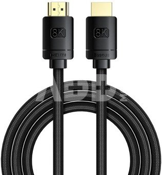 Baseus High Definition Series HDMI 2.1 cable, 8K 60Hz, 3D, HDR, 48Gbps, 3m (black)
