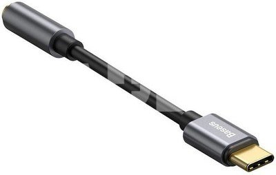 Baseus L54 Audio Adapter USB-C + mini jack 3,5mm (Black+Gray)