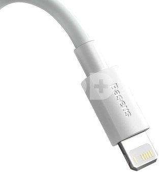 Baseus Simple Wisdom Data Cable Kit USB to Lightning 2.4A (2PCS/Set）1.5m White