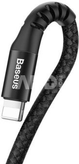 Baseus Spring-loaded cable Lightning 1m 2A (black)