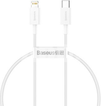 Baseus Superior Series Cable USB-C to Lightning, 20W, PD, 0,25m (white)